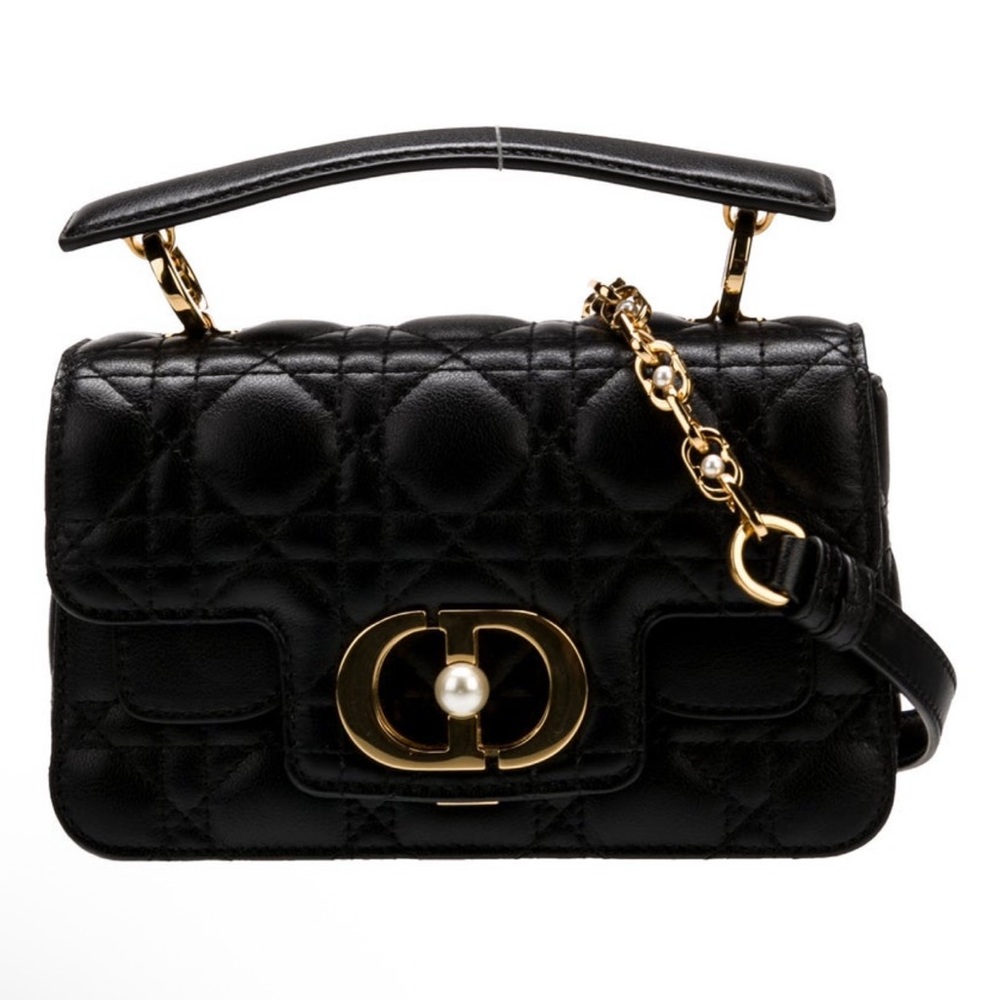 Dior Jolie Quilted Handbag with Gold Accents